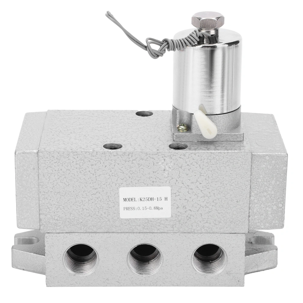 G1/2in K25DH‑15 H 2 Position 5 Way Solenoid Valve Single Electric Control EquipmentAC220V