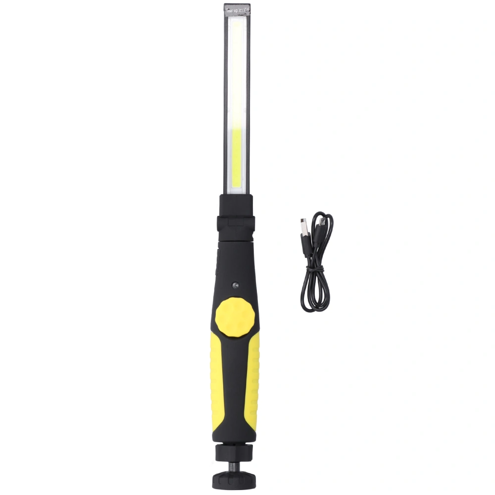 COB LED Work Light Rechargeable Magnetic Maintenance Lighting Emergency Yellow Handle