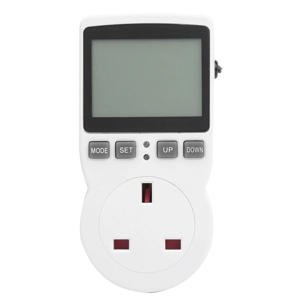 Digital Thermostat Socket Temperature Control with Timer Switch Sensor Probe Heating Cooling Mode AC