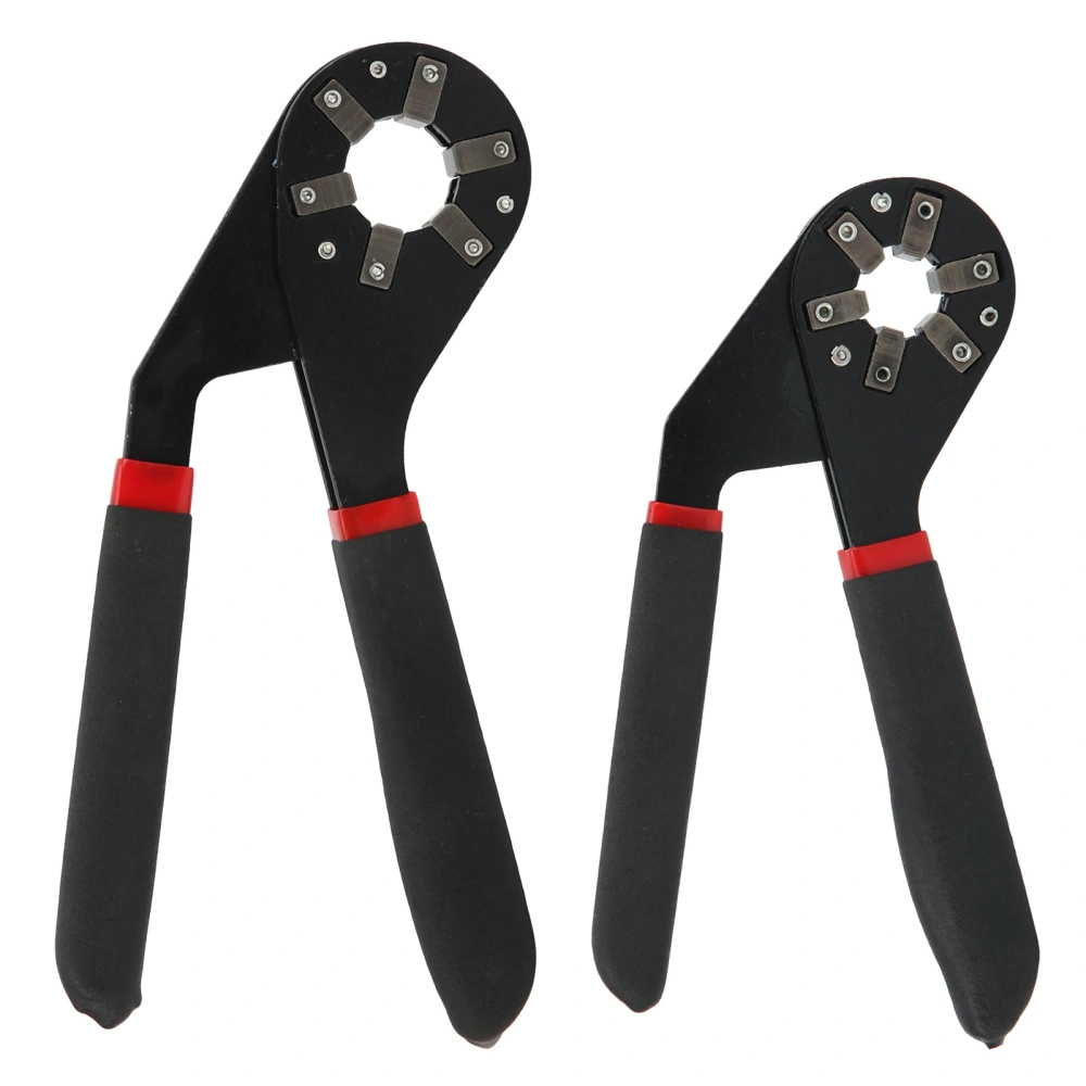 Adjustable Grip Wrench Multiplies Gripping Rubber Handle Hex Hand Operated Tools