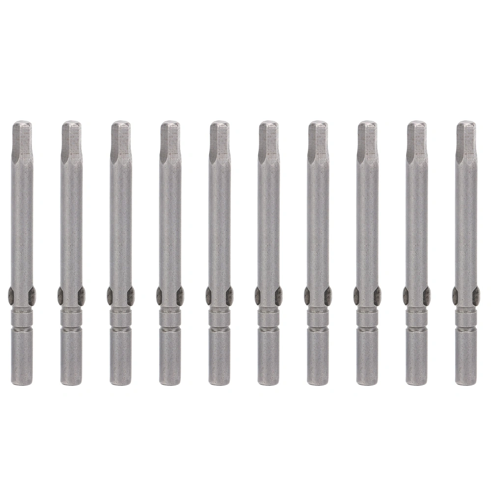 10Pcs Magnetic Head Screwdriver Bits Electric Hex Socket S2 Alloy Steel Industrial Tools