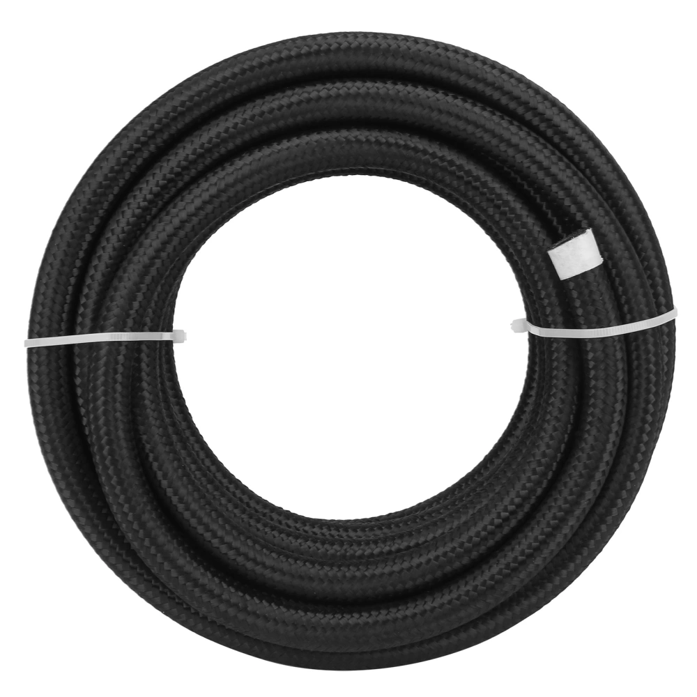 Fuel Hose Oil Gas Line Replacement Rubber Industrial Supplies 20FT 6AN 3/8in(6M) Black