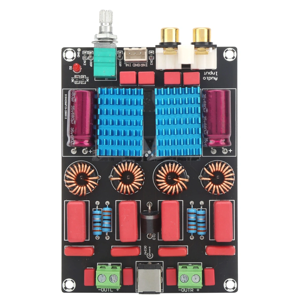 Digital Power Amp Board Deluxe Dual Chip 2x100W Amplifier PCB Module TPA3116 2.0