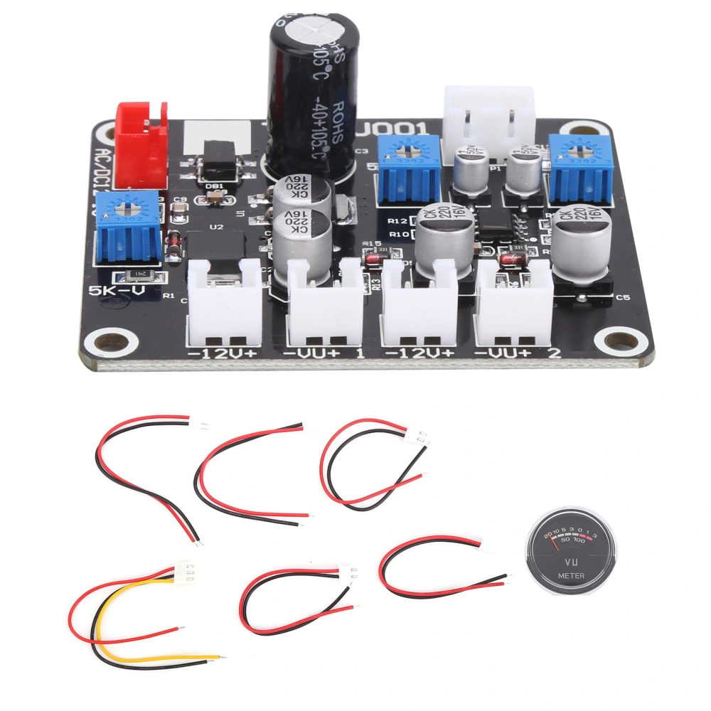 TSDB40SAS0023 VU Meter Power Amplifier DB Meter with Driver Board Audio Volume Unit Indicator