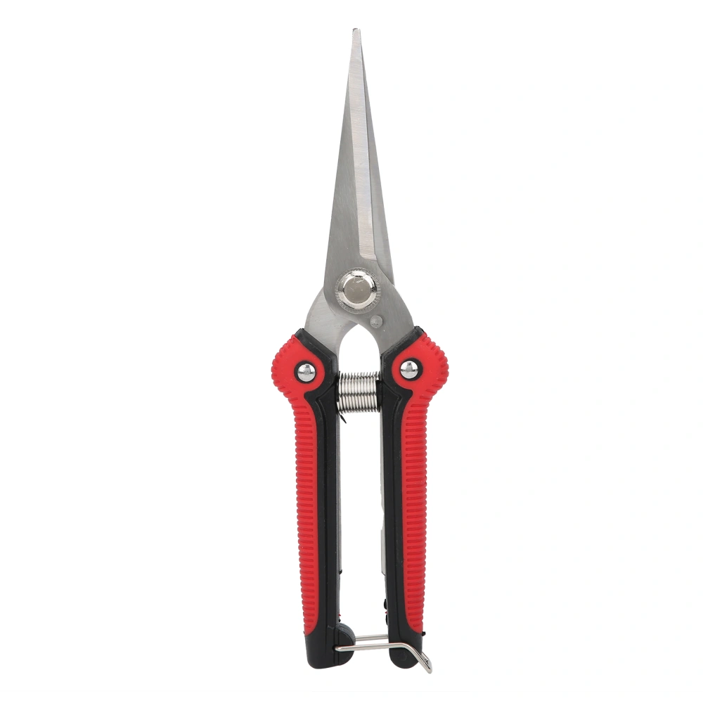 Pruning Shears Red Multifunctional Effortless Stainless Steel Garden Branch Scissors