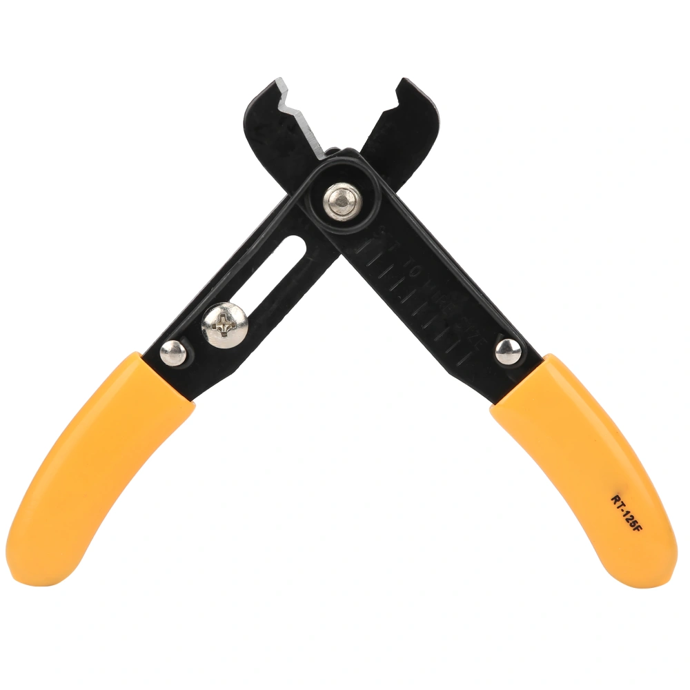 Wire Stripper Adjustable Simple Cutter Stripping Pliers Hand Tools 0.5‑4.0mm Yellow