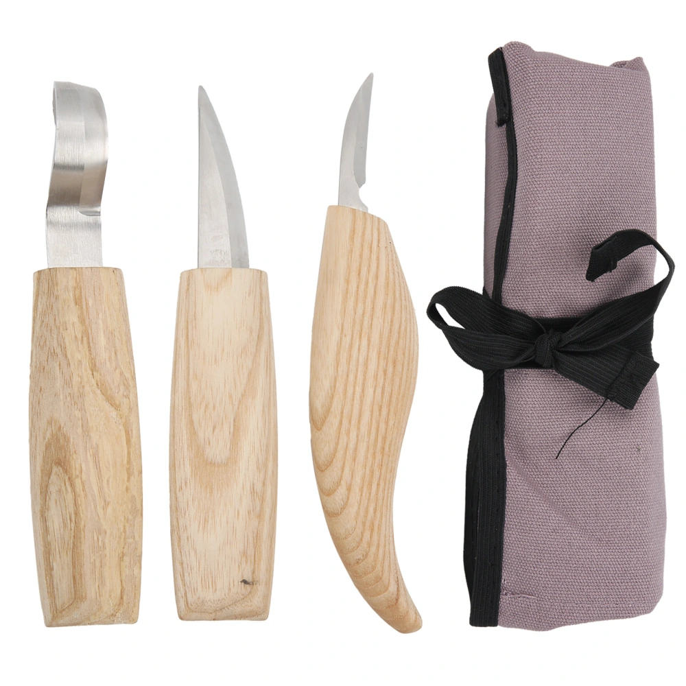 Portable Wood Carving Knives Woodworking Manual Carving Tool Set Carpenter Accessory