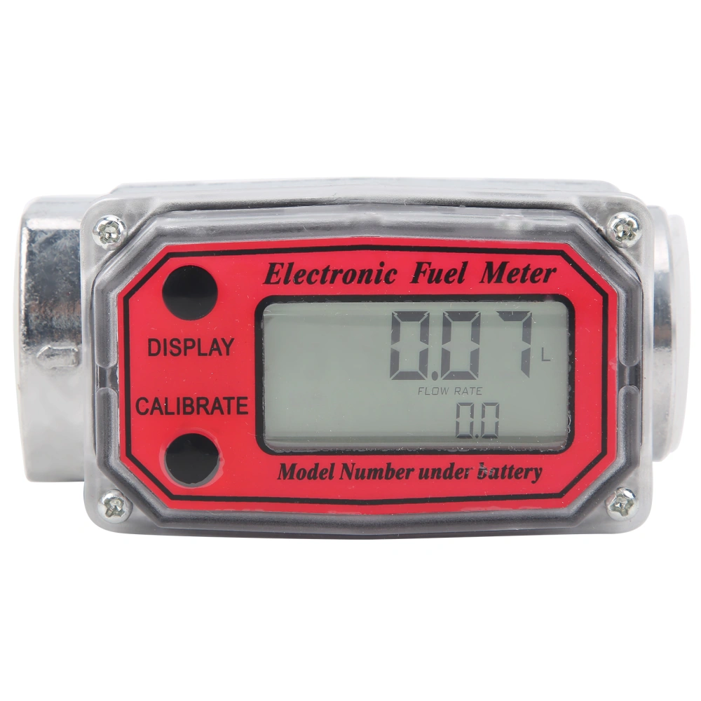 Digital Fuel Flow Gauge Flowmeter for Diesel Kerosene Chemicals Gasoline Turbine Pump DC 2.3‑3.3V