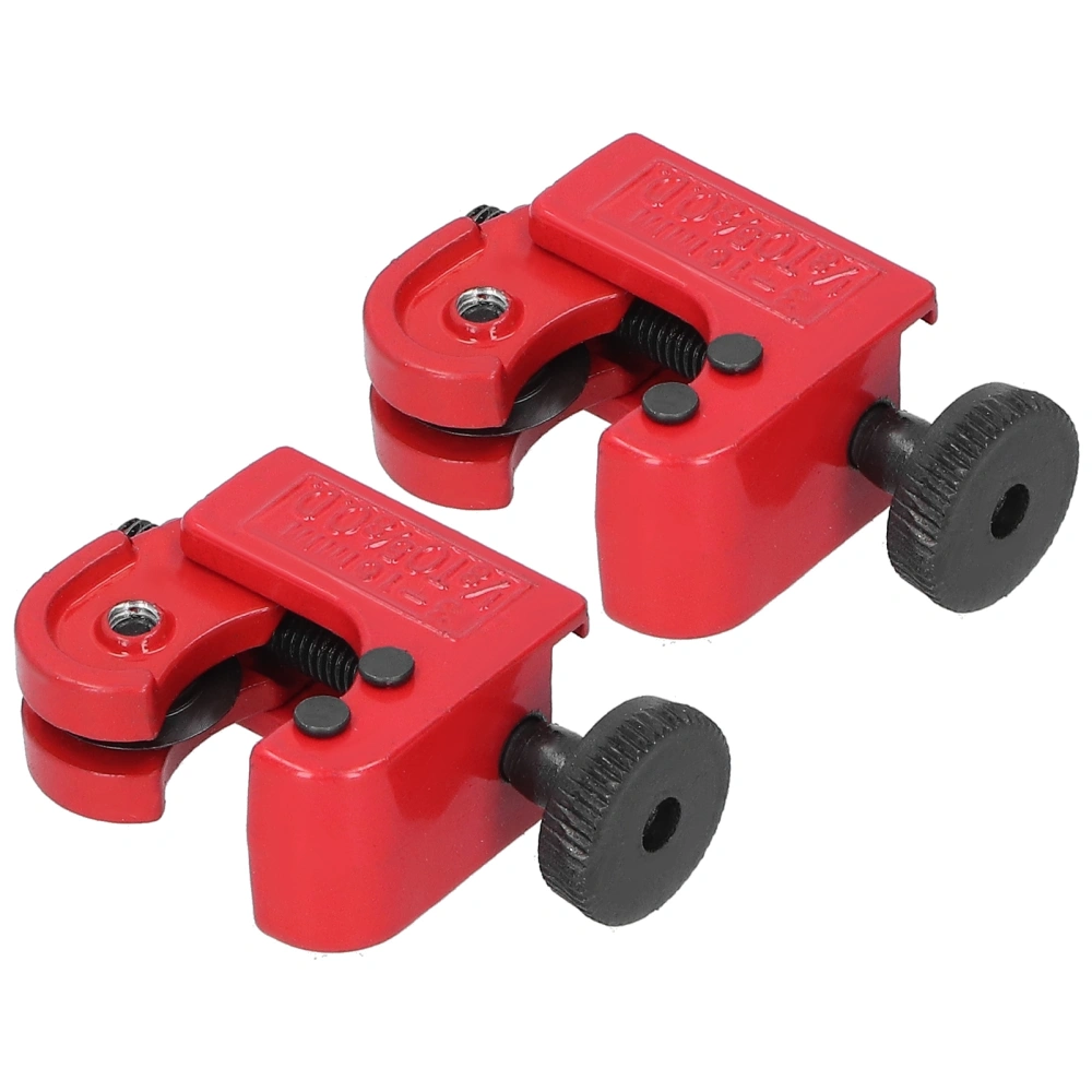 2Pcs Tubing Cutter Mini Copper Aluminum Iron Metal Tube Slice Cutter Red 3‑16mm CT‑127A