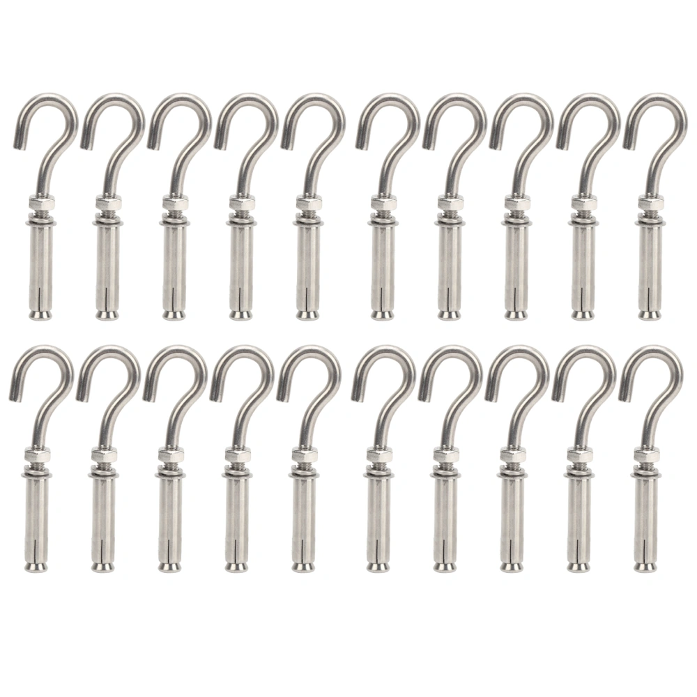 20Pcs Expansion Bolts 304 Stainless Steel Hole Opening for Guard Rails Anti Theft Doors M8