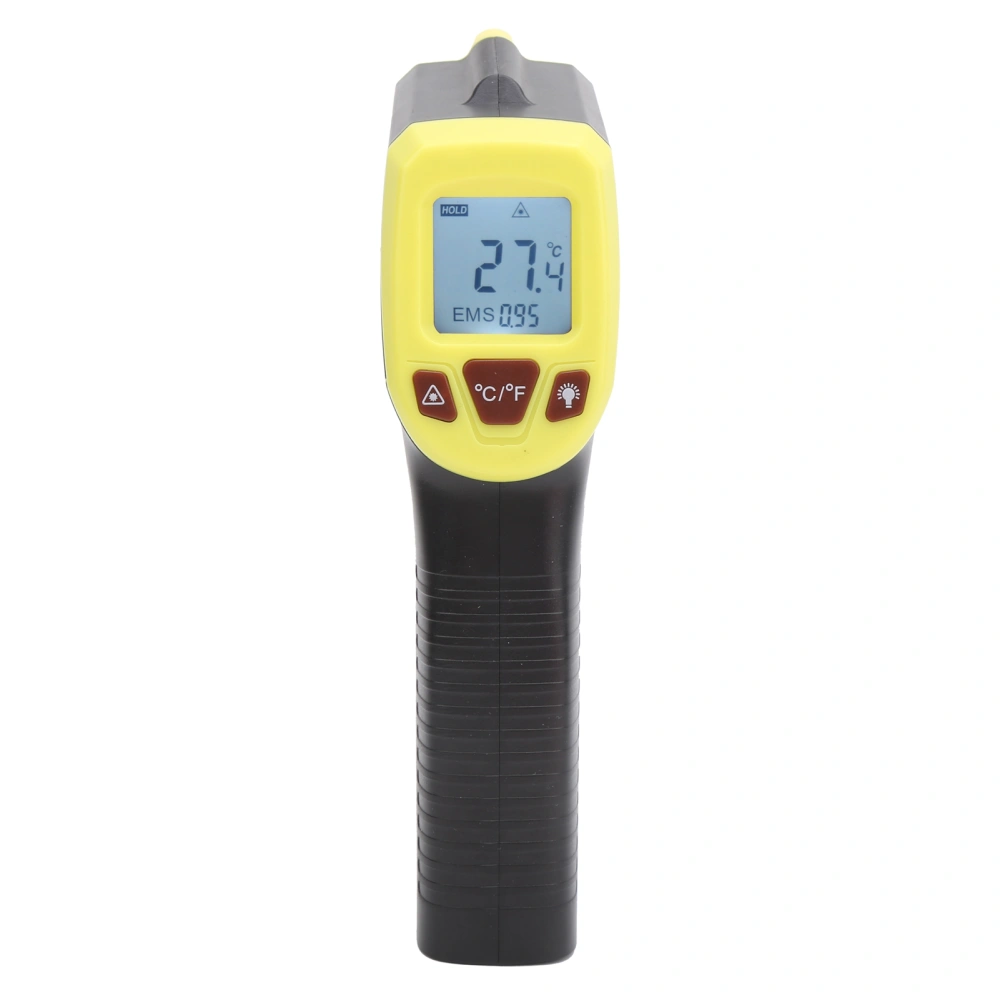 Temperature Measuring Gun Infrared with LCD Display Industrial Thermometer GM320SYellow