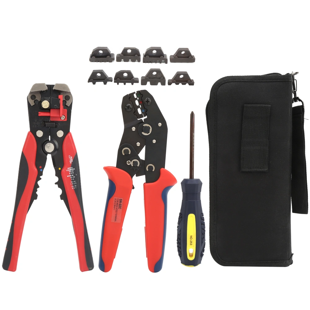 Crimping Pliers High Carbon Steel Cable Connectors Terminal Wire Crimper Plier Set