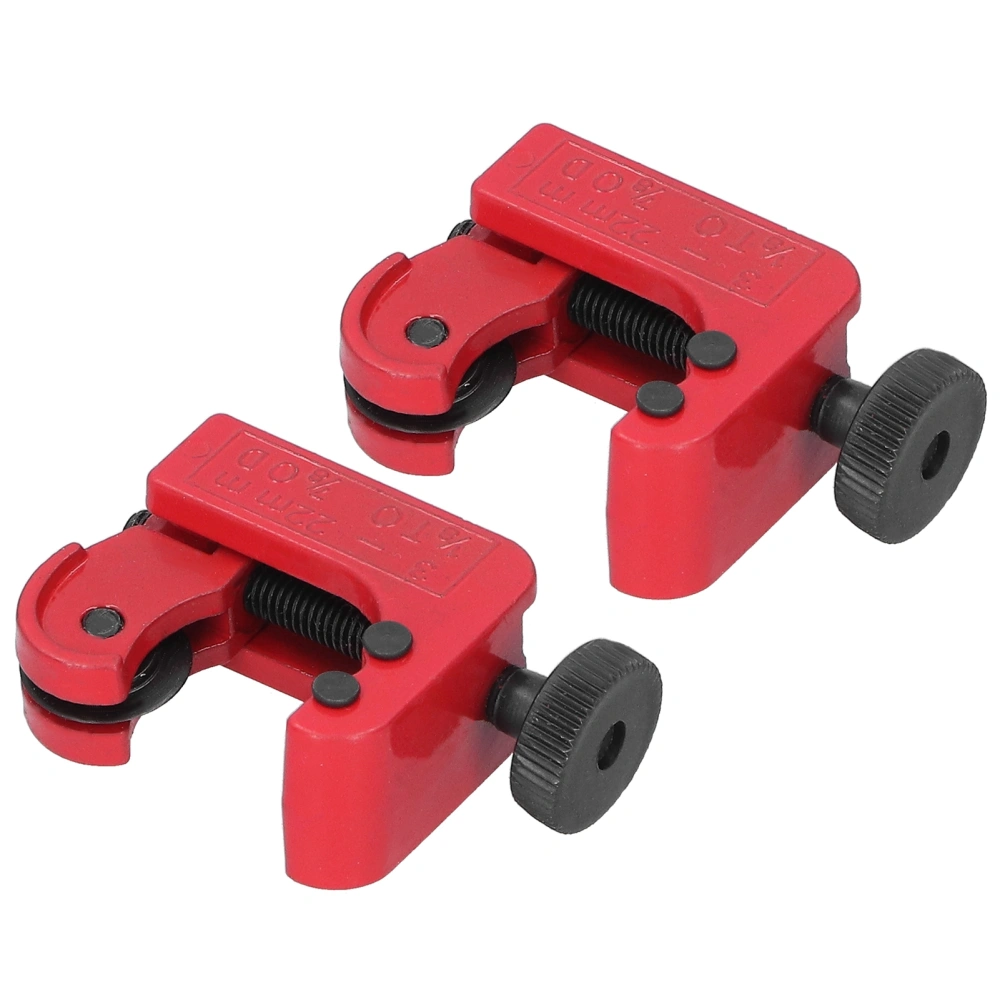 2pcs Mini Pipe Cutter Portable Copper Aluminum Tube Cutter Tool Accessory 3‑22mm