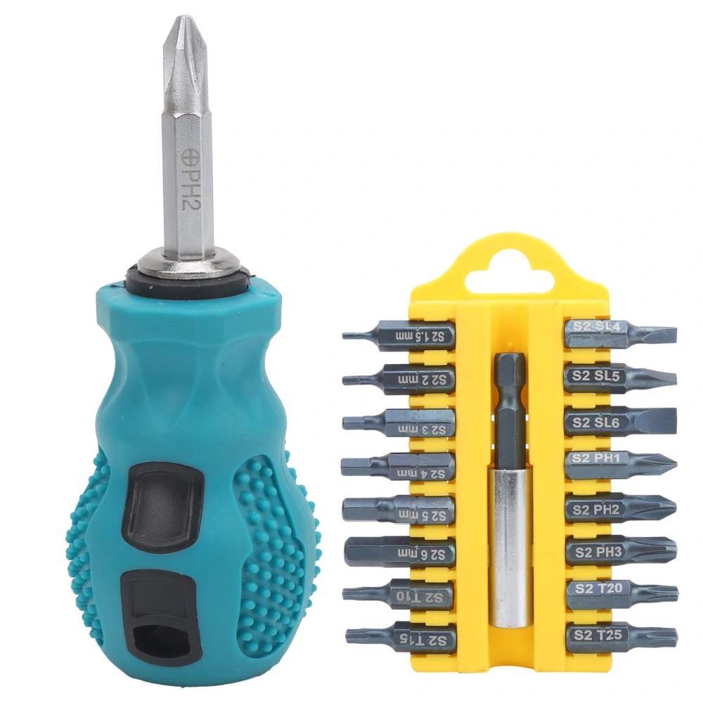 20pcs/set Mini Multifunctional Screwdriver Bit Set Portable Chrome Vanadium Steel Repair Tools