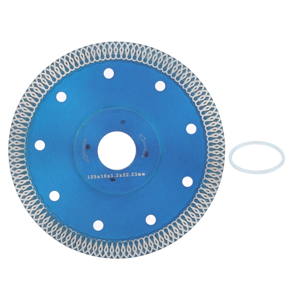 125 x 1.2 x 22.23mm Diamond Saw Blade Marble Glass Ceramic Cutting Disc Grinding Disc