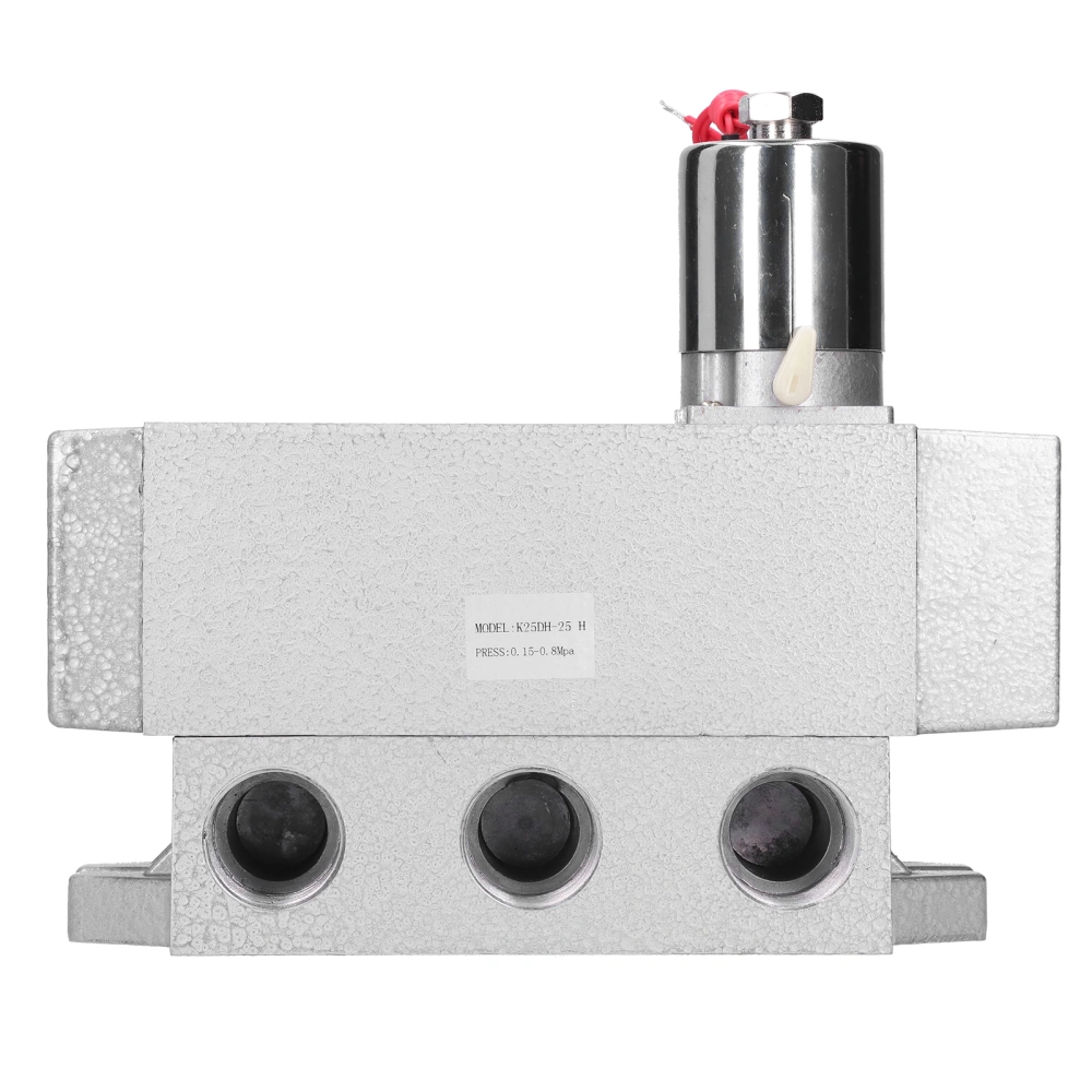 2 Position 5 Way Solenoid Valve Single Round G1in Mechanical Equipment K25DH‑25 HDC 12V