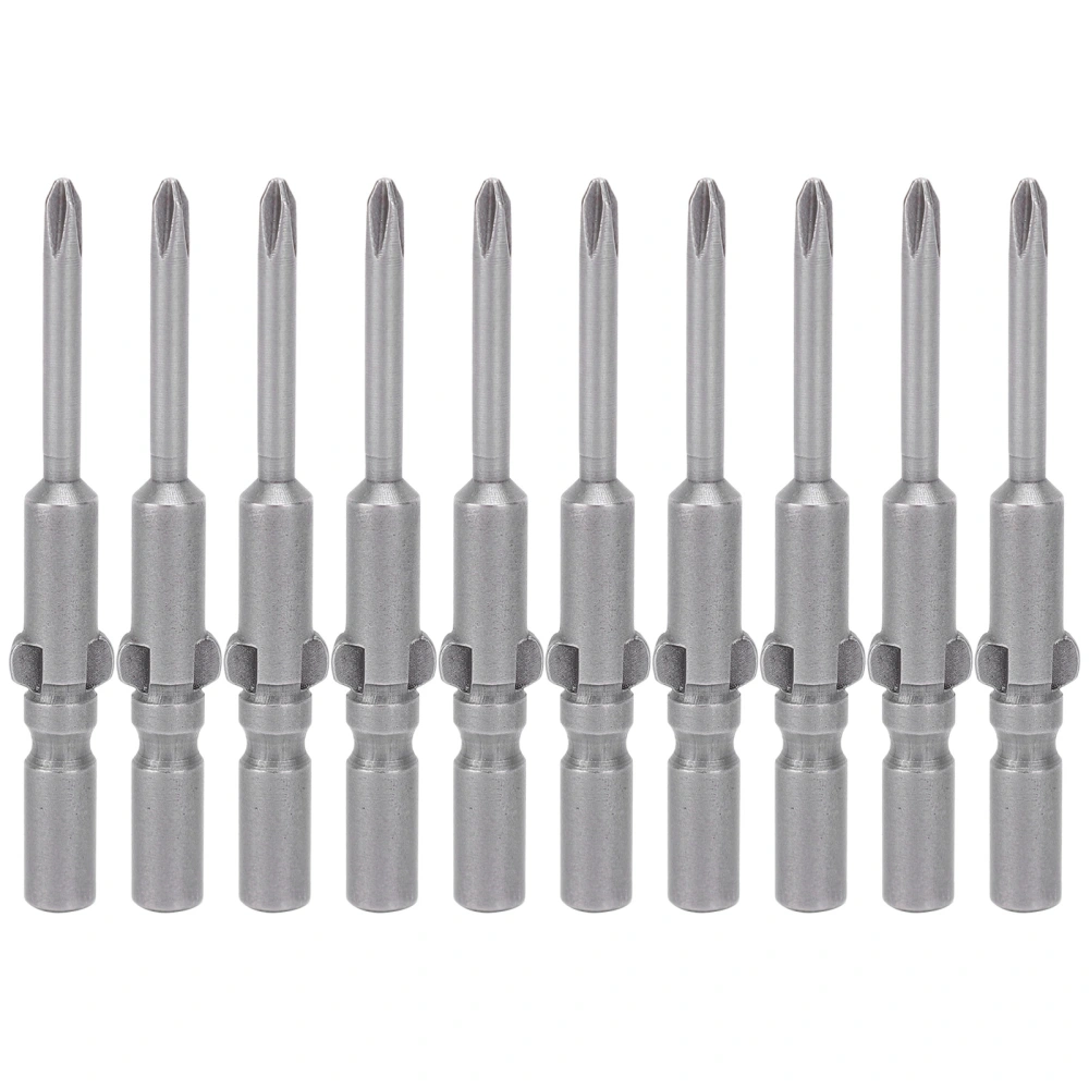 10Pcs Electric Screwdriver Bits Cross Head Alloy Steel Harden with Magnetic Tools 3mm