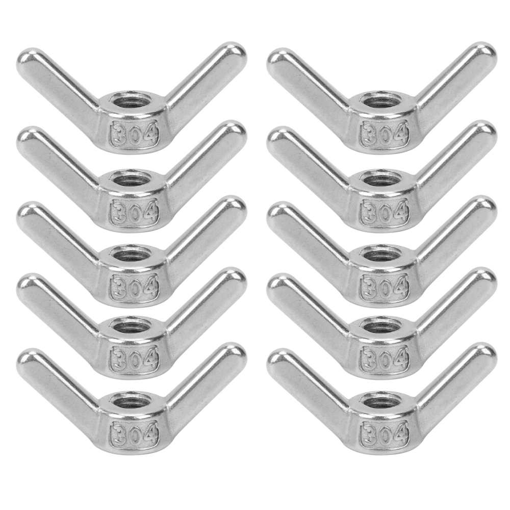 10Pcs M8 Claw Nut 304 Stainless Steel Fixture Fastener Accessory Hardware Fittings