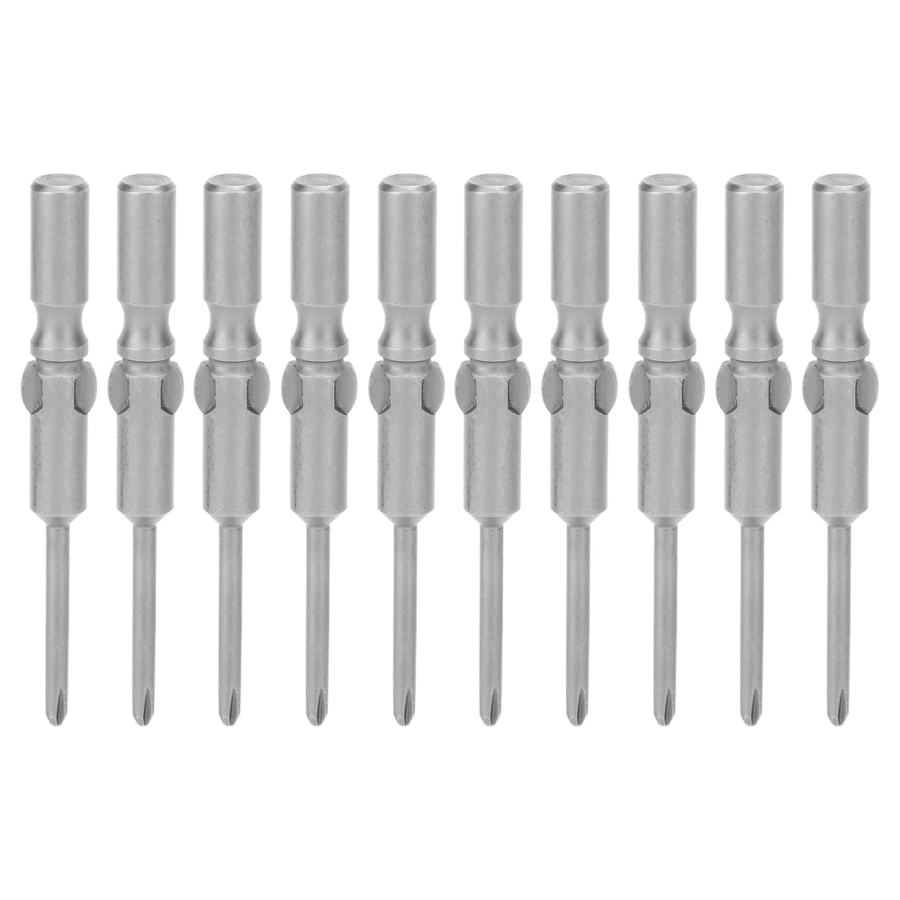 10Pcs Screwdriver Bit Electric Cross Magnetic NonSlip Hardened Hardware Hand Tool 2.5mm 802