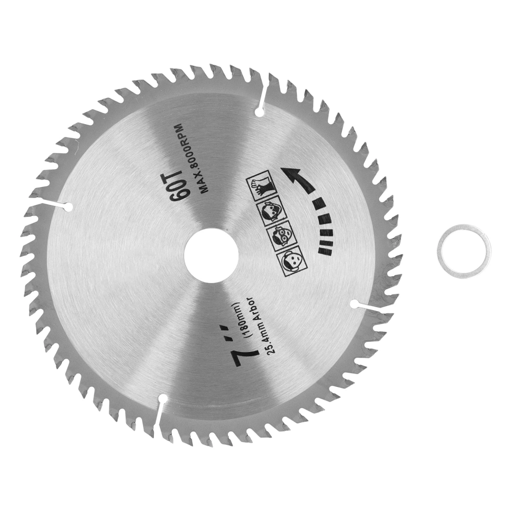 7x60T Circular Saw Blade Woodworking Cutting Disc Tool Carpentry Accessory 180mm