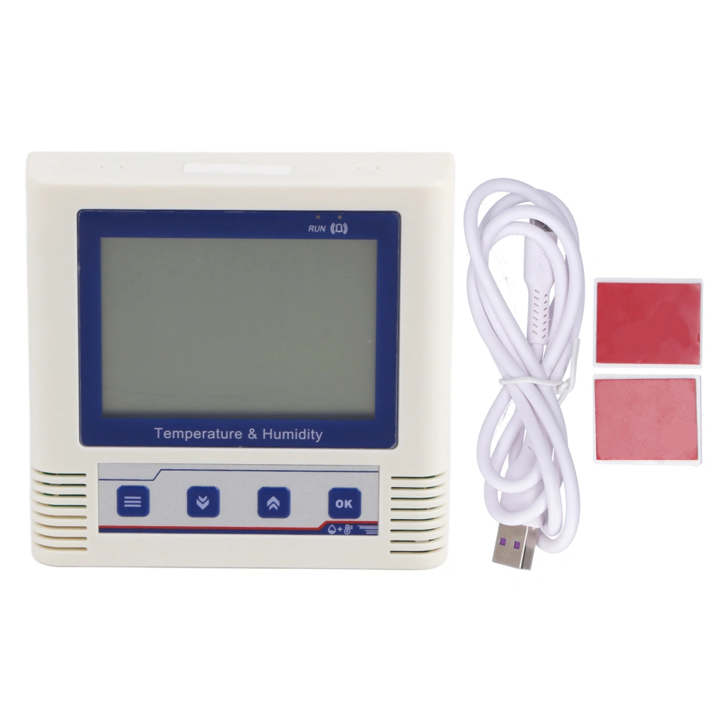 Temperature and Humidity Data Logger USB Built in Recorder LCD Display Sensor DC 5V(26W Group Data )