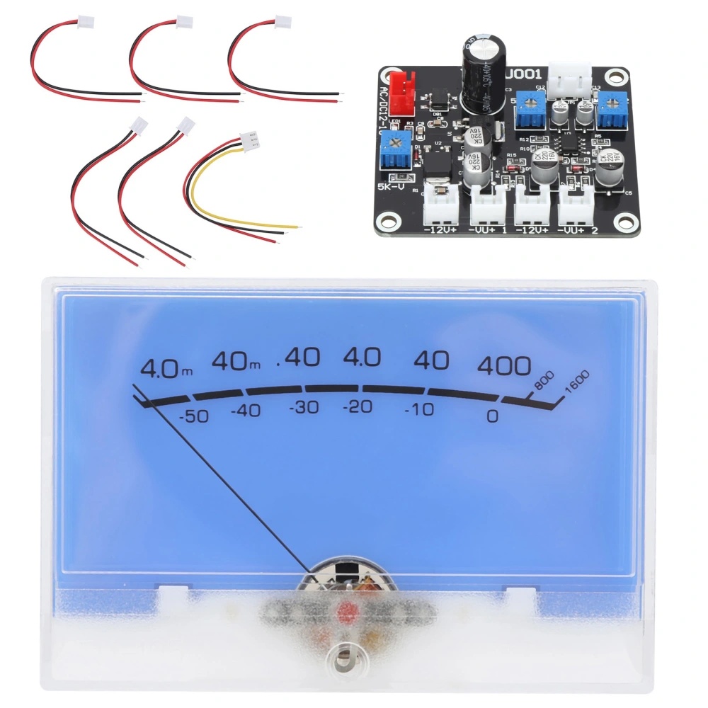 TS-DB105-W VU Meter with White Backlight Driver Board Audio Power Level DB Tester