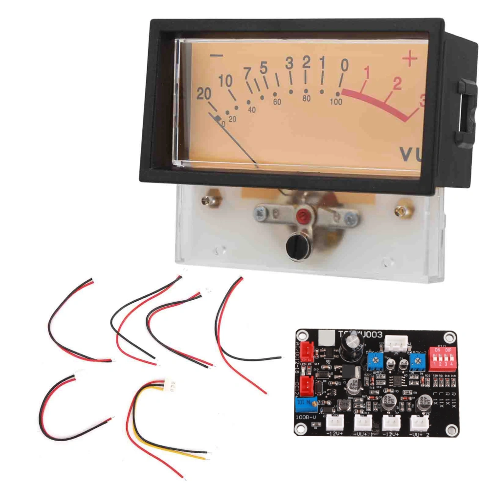 TN‑73‑HS‑9213H VU Meter Head with Driver Board DIY DB Audio Level Tester Header Accessory