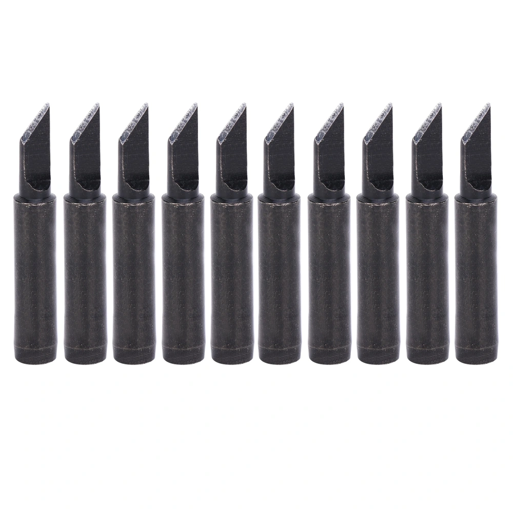 10Pcs Soldering Iron Tips Black Inner Heating for 936/937/938 Series Parts 900MT1.5K