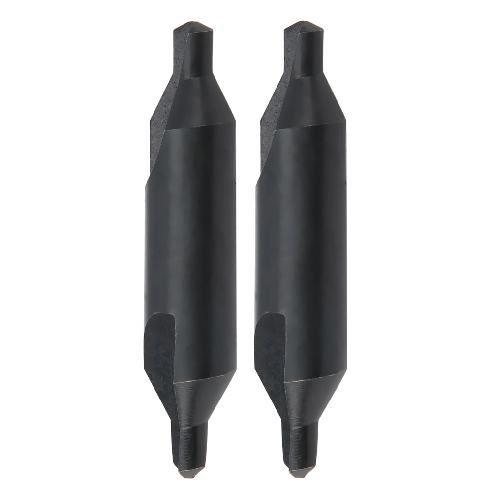 2Pcs Centering Drill Bits High Speed Steel for Milling Machines Positioning Tools 6mm