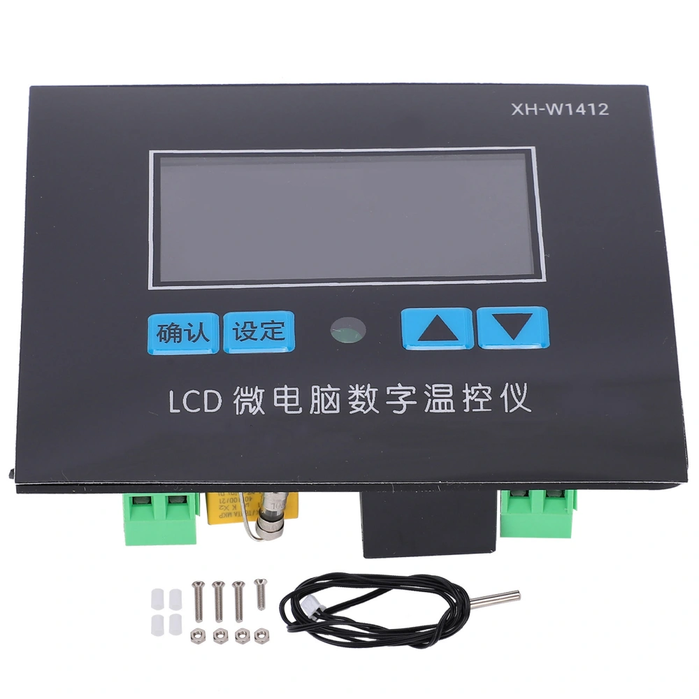 Temperature Controller Module LCD Screen Microcomputer Digital Display Meter XHW1412