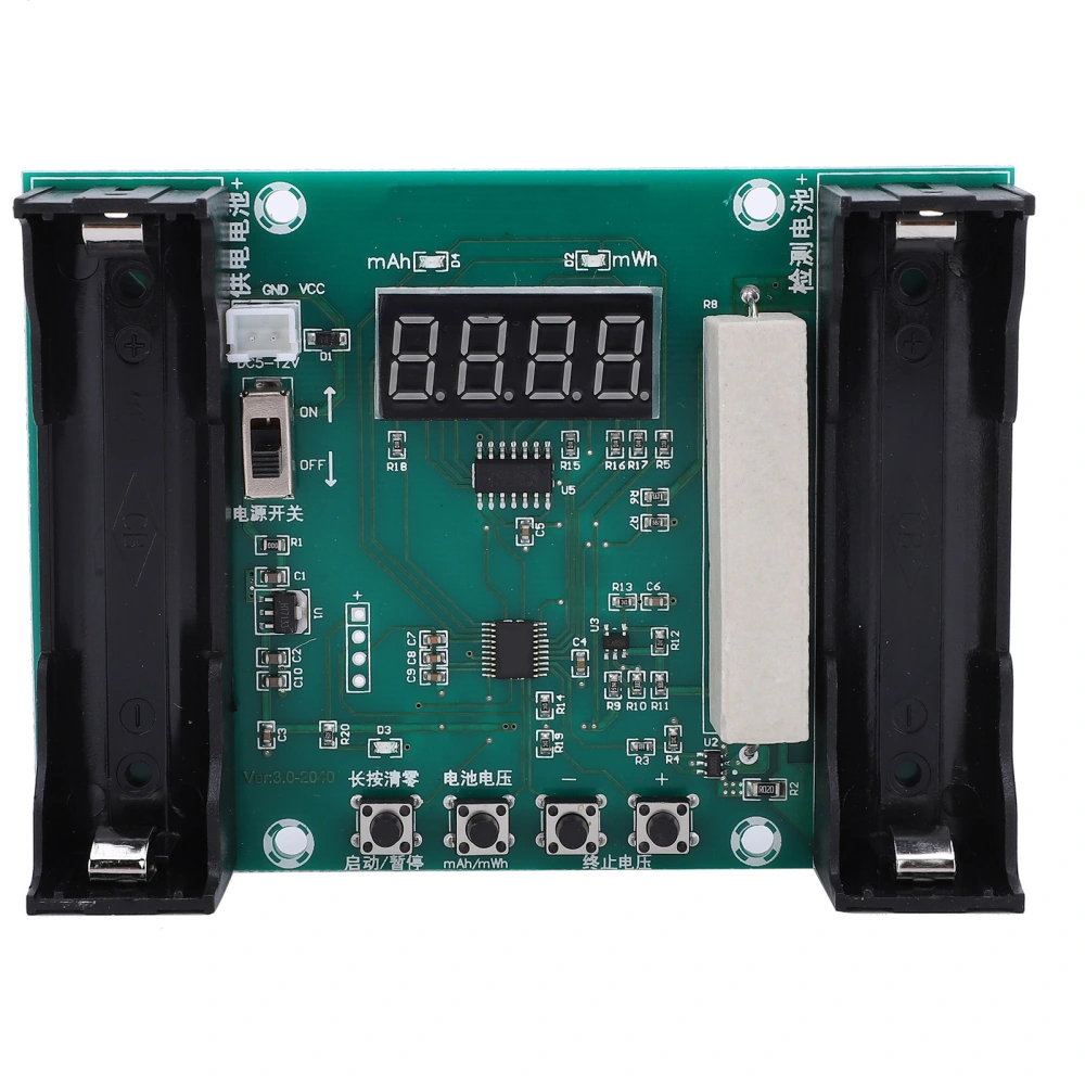 Battery Capacity Meter Discharge Tester 18650 Lithium Battery Messuring Module MAH MWH Digital