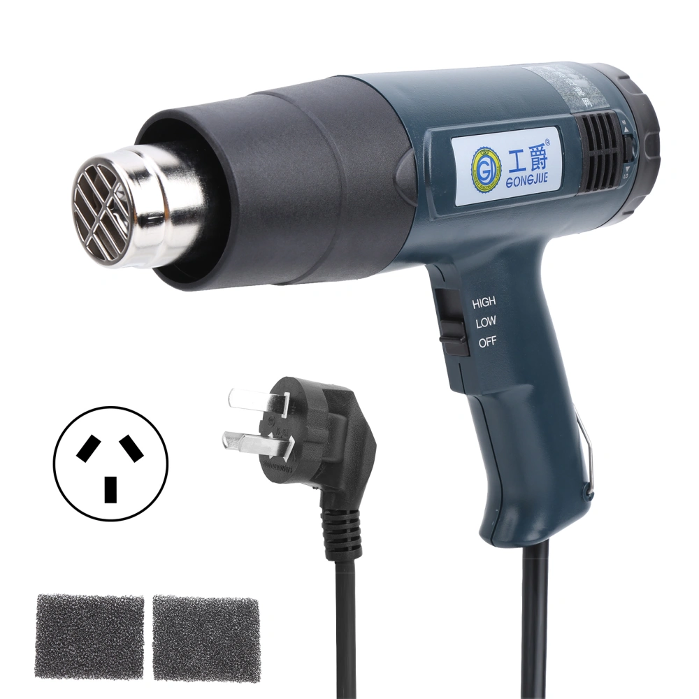 GJ‑3A 1600W Professional Temperature Adjustable Hot Air Gun Heat Gun Industrial Tool