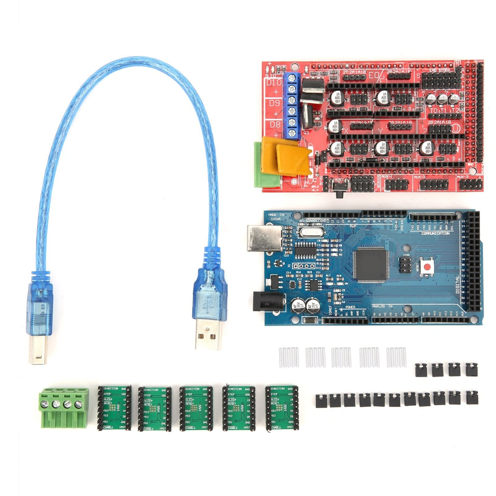 3D Printer Accessory LCD Control Board A4988 Module Aluminum Block Terminal DIY Driver