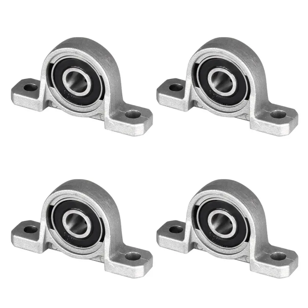 4 Pcs Inner Bore Ball Mounted Pillow Block Flange Micro Vertical Bearing Pillow Block Bearing