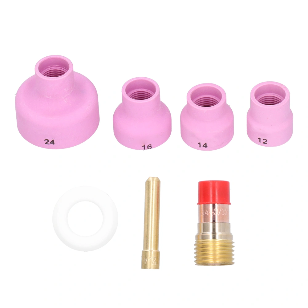 Ceramic Nozzle Air Sandblast Tips Alumina Sand Blasting Cups Welding Equipment W17/18/26