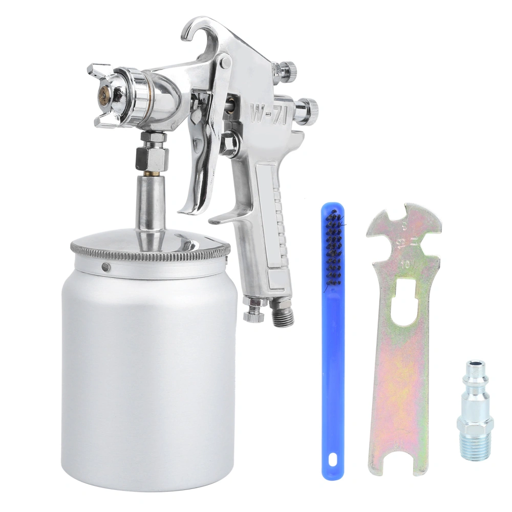 Spray Guns Set Lower Pot Sprayer for Wall Car Door Spraying 600CC W-71 1.8mm 0.25-0.35MPAEuropean Style