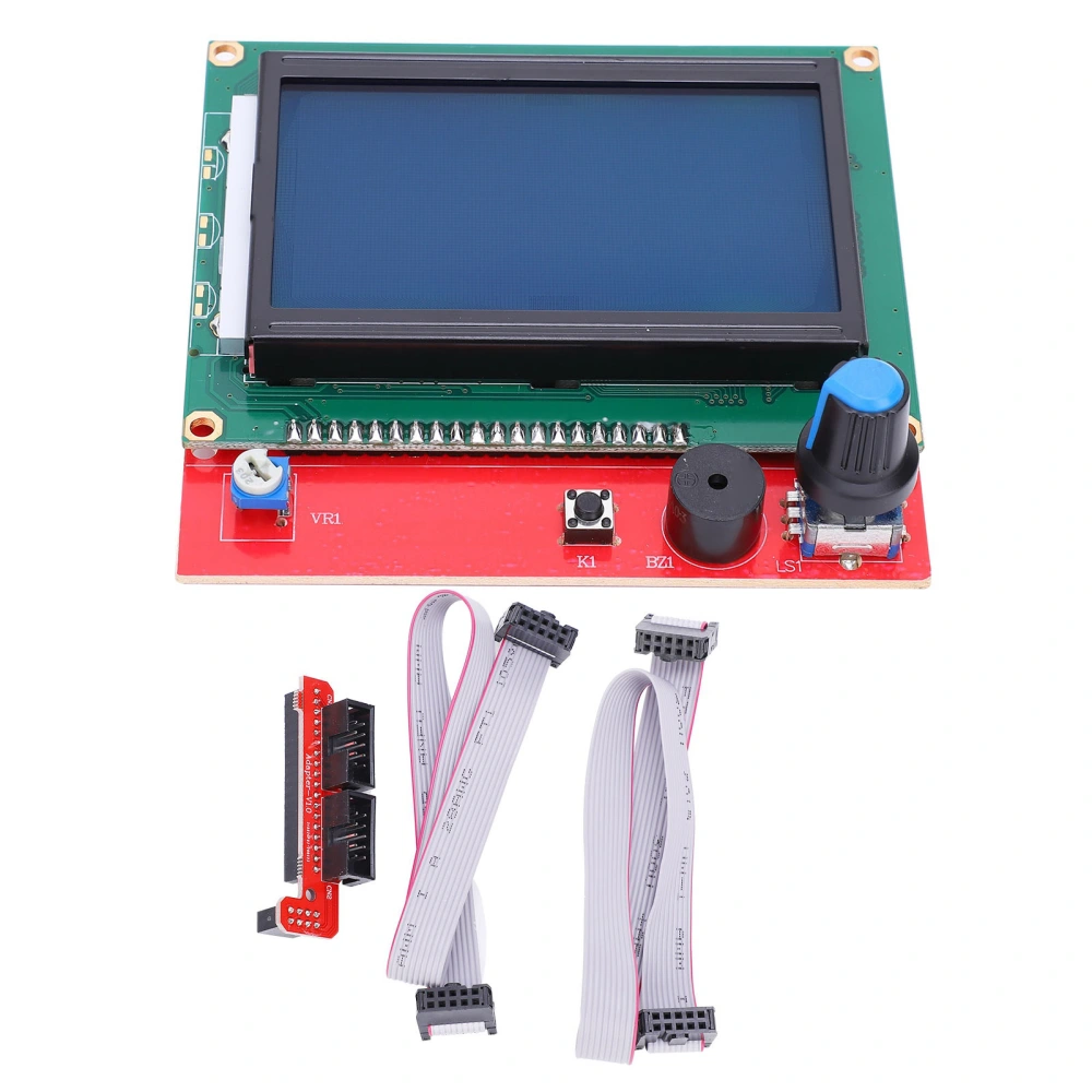 12864 LCD Control Module Panel Display Motherboard 3D Printer Smart Controller 2Pcs Lines