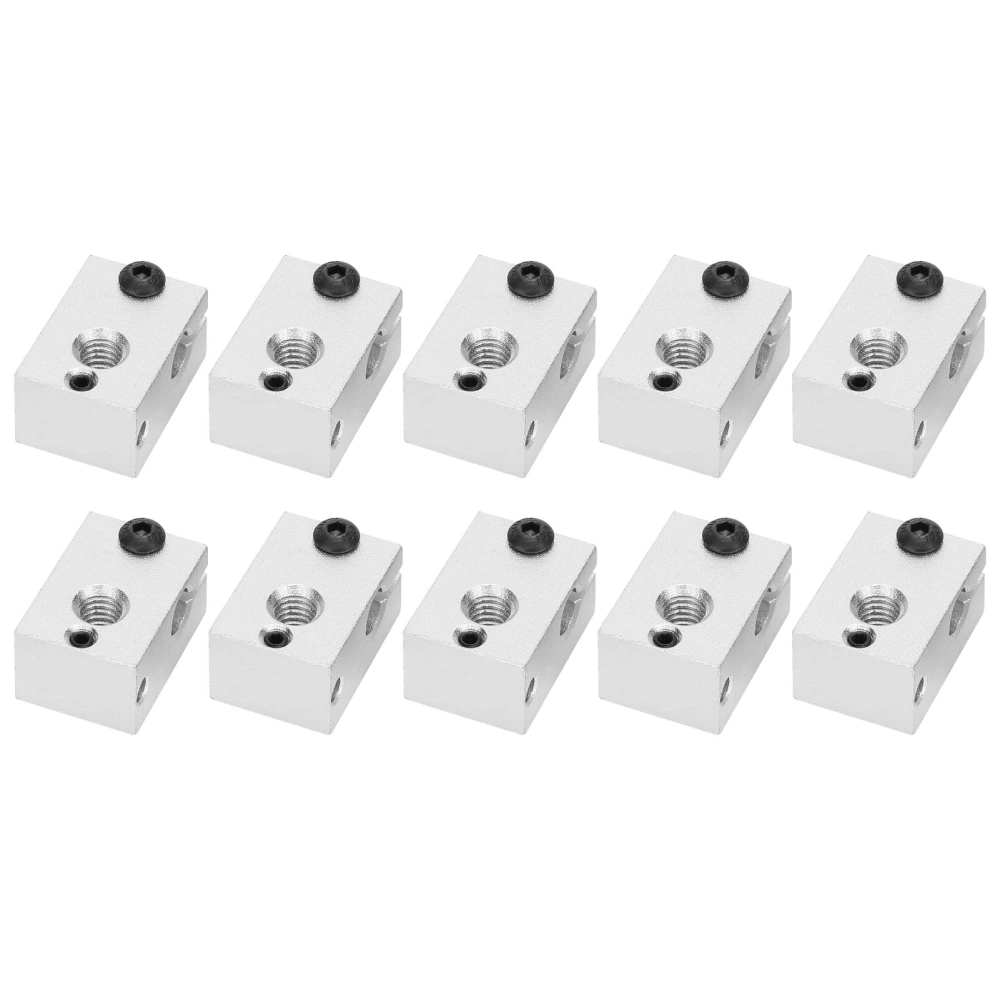 10Pcs Aluminum Heating Block PT100 Sensor for V6 3D Printer Heater Nozzle Accessories