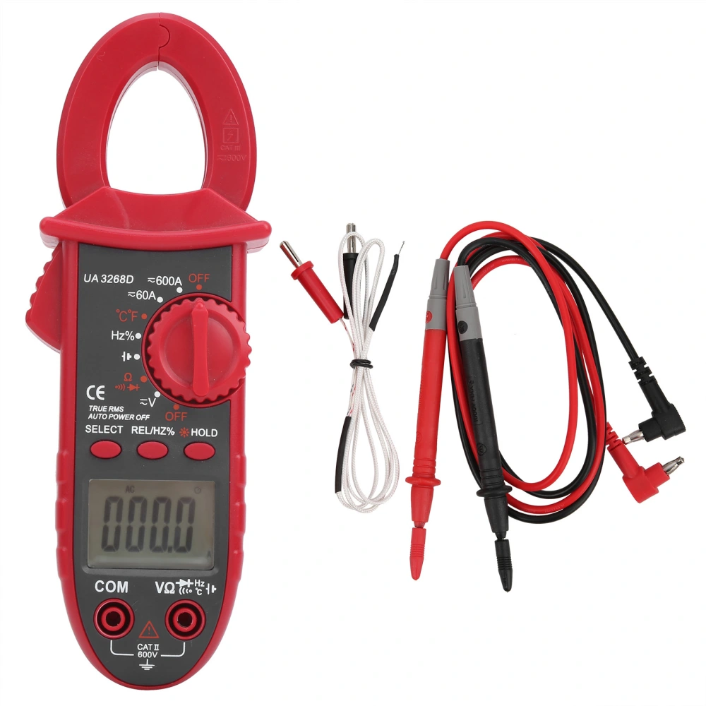 Digital Clamp Meter Handheld UA3268D Industrial Measuring Tools DC AC Current Tester Device