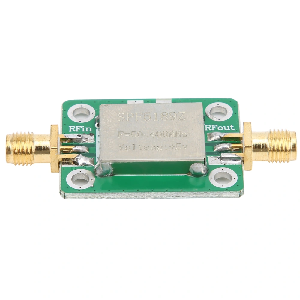 RF Amplifier Module Power FM Radio Signal Broadband Low Noise for Receivers 50‑400MHZ