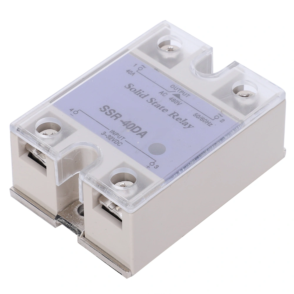 Solid State Relay Module High Voltage Type Relay Controller for DCAC 480V SSR Heater(40DA )