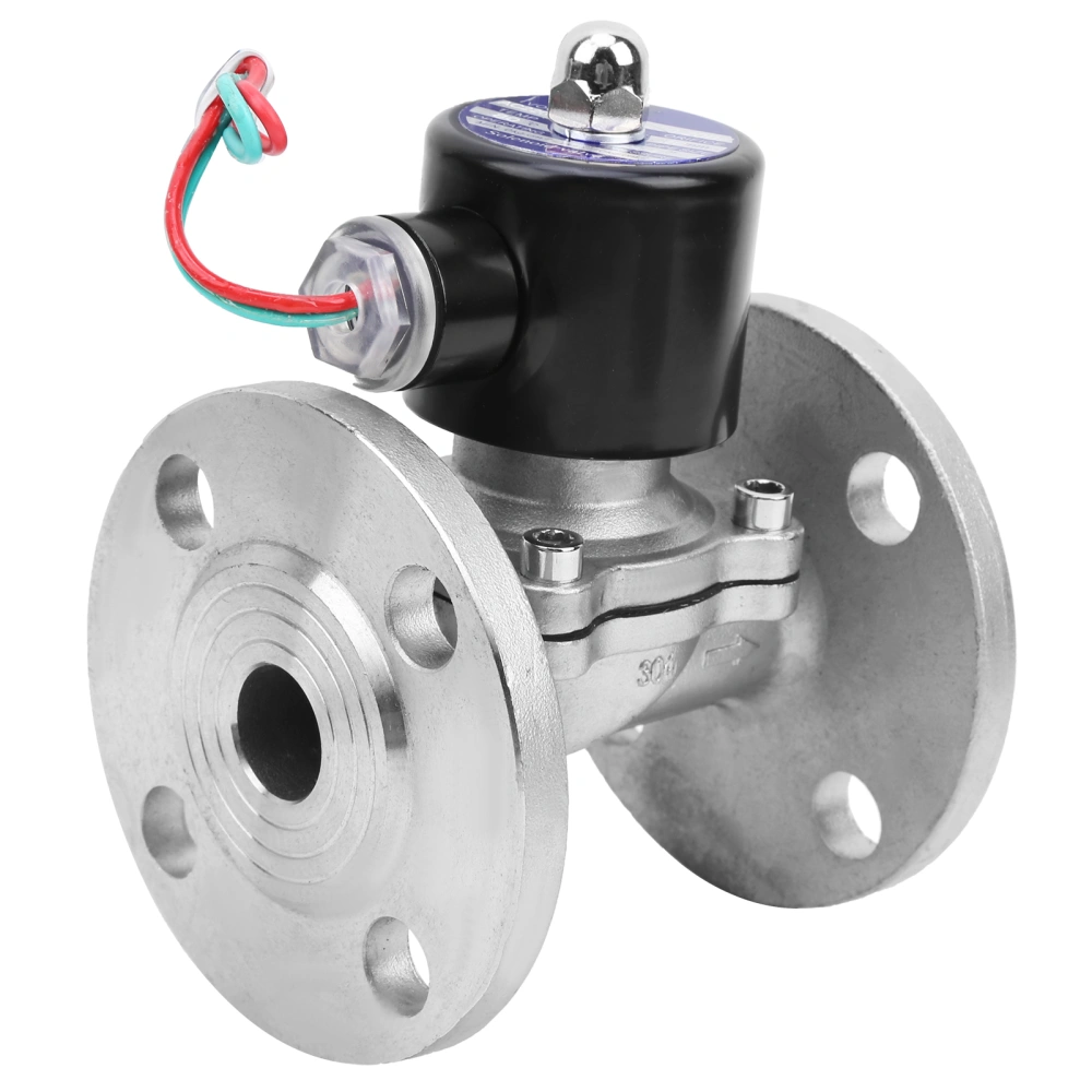 Solenoid Valve Flange Connection Stainless Steel NC DirectActing G3/4in 2W20020BF(AC110V )