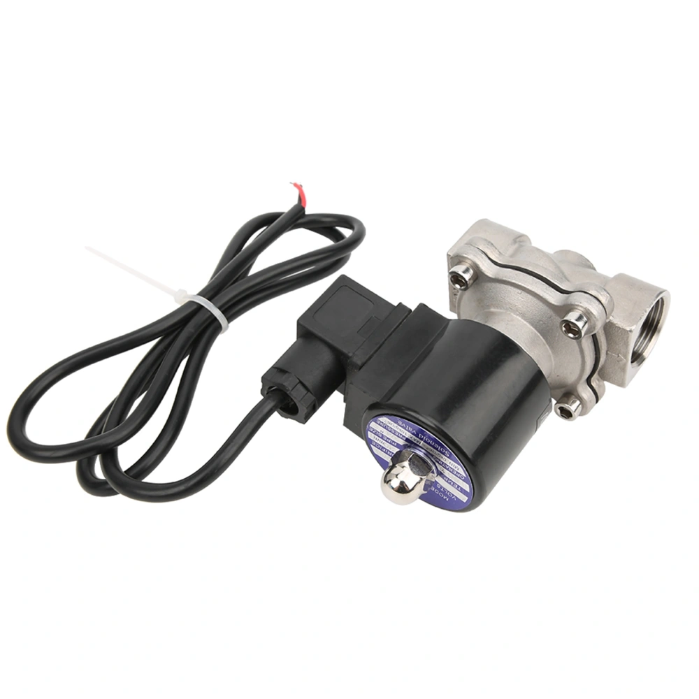 G3/4in Electric Solenoid Valve Normally Closed Direct Action for Air Water Oil 2W‑200‑20BAC220V