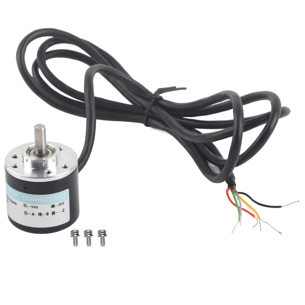 Encoder Solid Shaft ABZ 3‑Phase Motion Controls Component 30KHZ 1000B/1024B DC5-24V1000Z