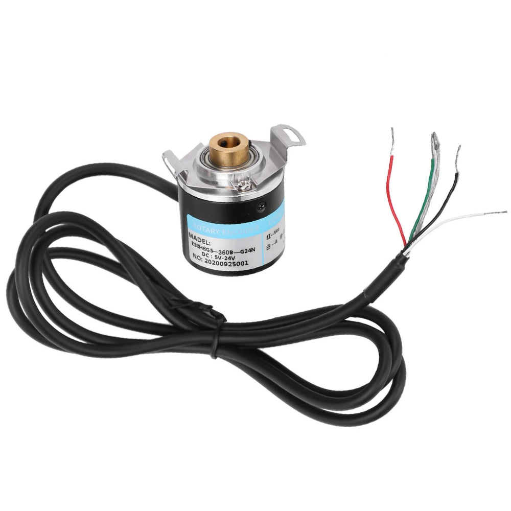 Encoder Hollow Shaft AB 2‑Phase for Industrial Automation Parts 3000‑6000 rpm DC5-24V360B