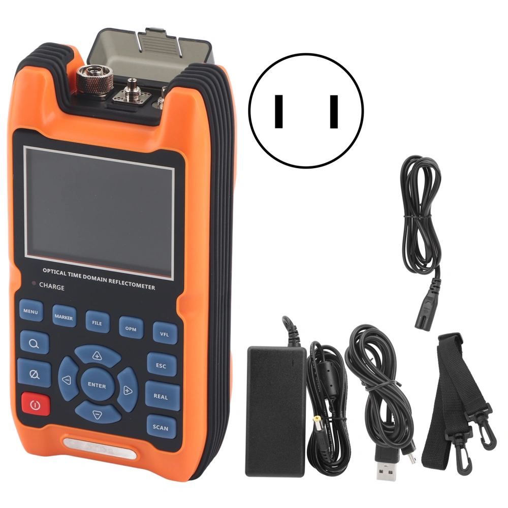 Optical Time Domain Reflectometer OTDR VFL1mW 100km 28dB/26dB 1310±20mm/1550±20mm AC100‑240V