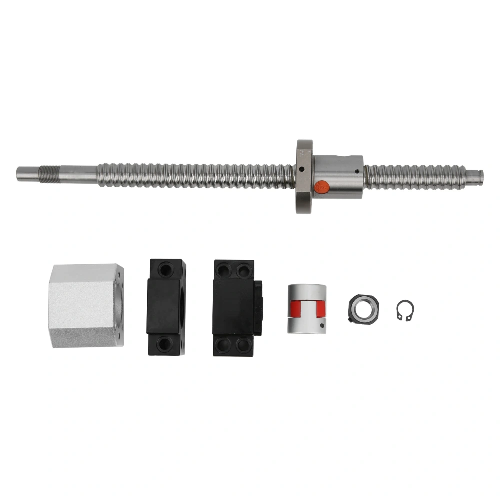 1204 Rolled Ball Screw Kit High Accuracy with Nut Holder Coupling BK/BF End Support1204-200