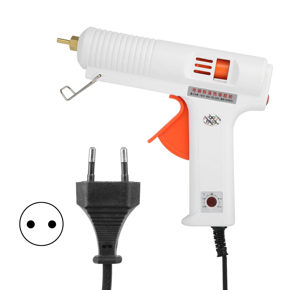 Hot Glue Gun Adjustable Constant Temperature Home Repairs DIY Crafts 150W AC100-240V White HL F