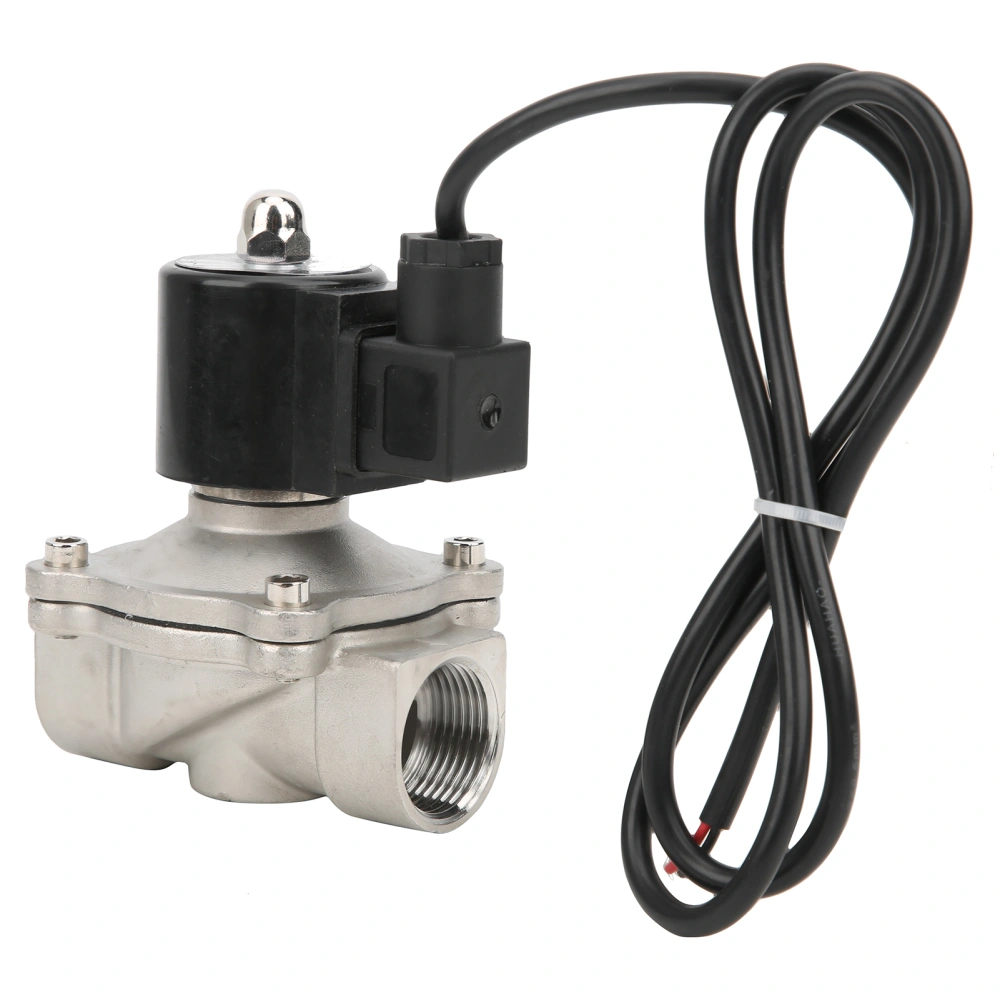 G1in Electric Solenoid Valve Normally Closed Direct Action for Air Water Oil 2W‑250‑25BDC24V