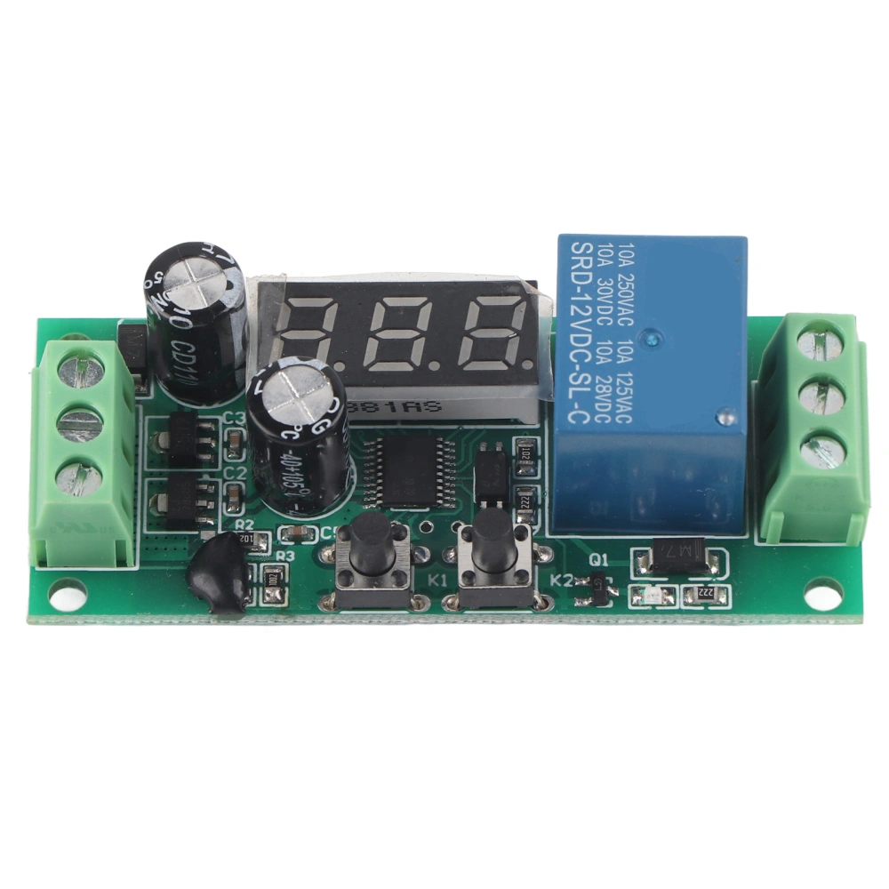 DC Voltage Detection Module Digital Display High Accuracy Relay Electronic Component DC12V